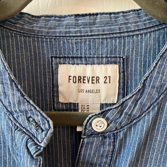 FOREVER 21 long sleeve 3/4 button down - Picture 4 of 5
